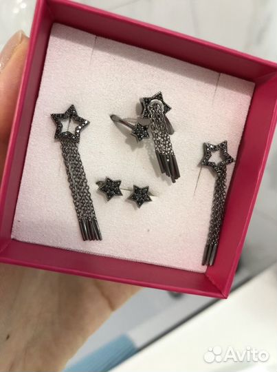 Набор украшений серьги+2 кольца «Легенда»