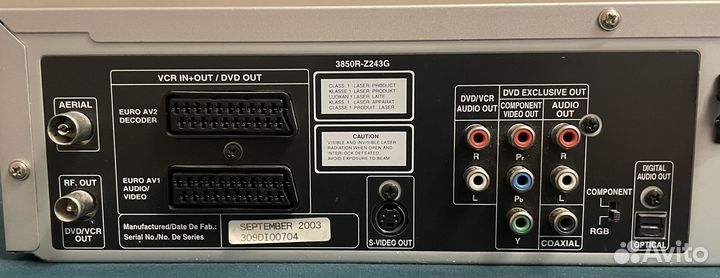 2 в 1 Видеоплеер + DVD LG DC366