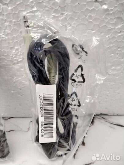 Кабель AUX 3,5jack-3,5jack 1,5м Ферритовые Фильтры