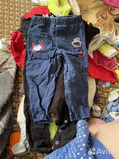 Большой мешок детской одежды