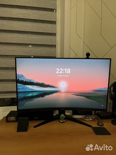 Монитор AOC C32G2ZE/BK На гарантии днс до конца 25