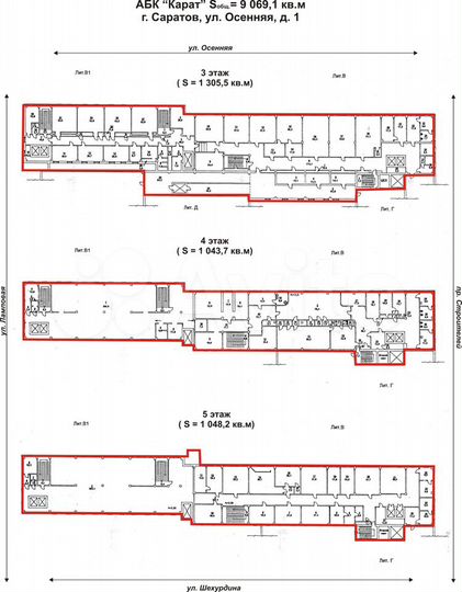 Офисное помещение, 9069.1 м²