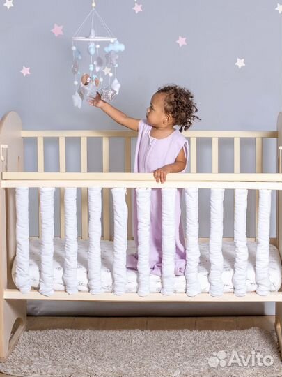 Мягкий бортик для кровати