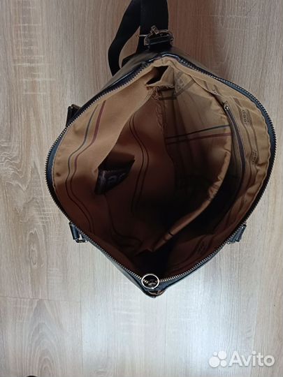 Мужской кожаный портфель бу