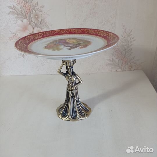Конфетница limoges на ножке премиальная