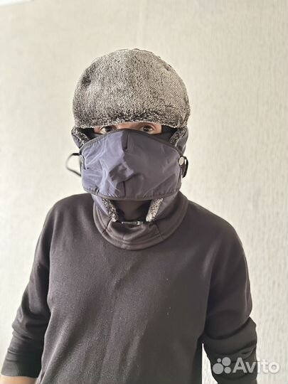 Балаклава + зимняя шапка