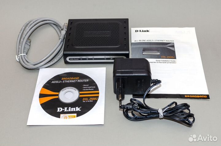 D-Link DSL 2500U modem