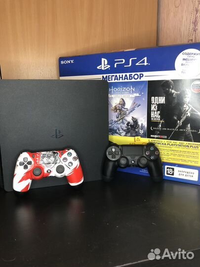 Sony Playstation 4 Slim 1Tb Много игр