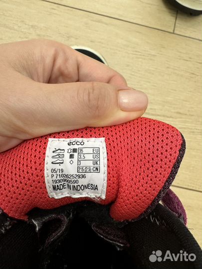 Зимние ботинки ecco 35 размер