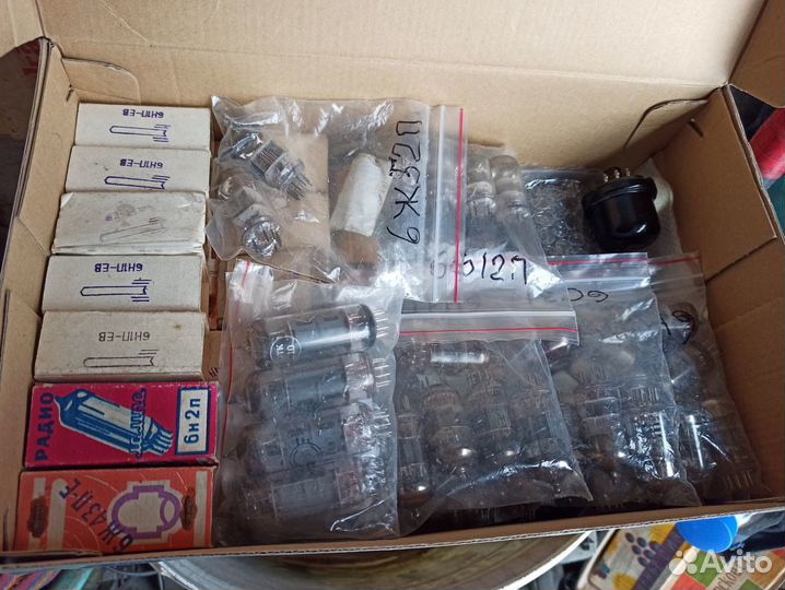 Радиолампы импортные и отечественные много разных