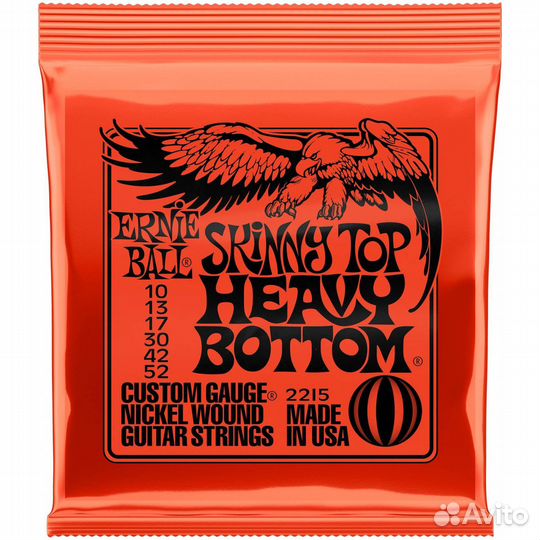 Струны для электрогитары Ernie Ball 2215 10-52