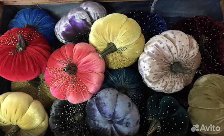 Интерьерные украшения-тыквы