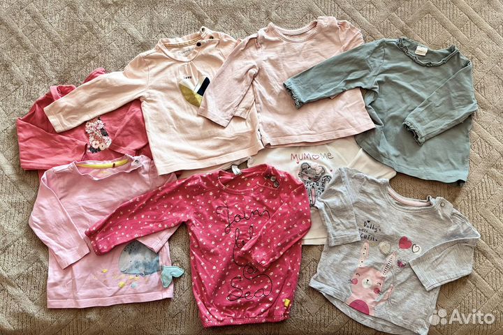 Вещи из Германии пакетом на девочку 68