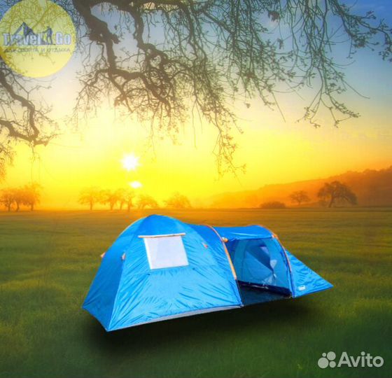 Палатка туристическая 4 местная
