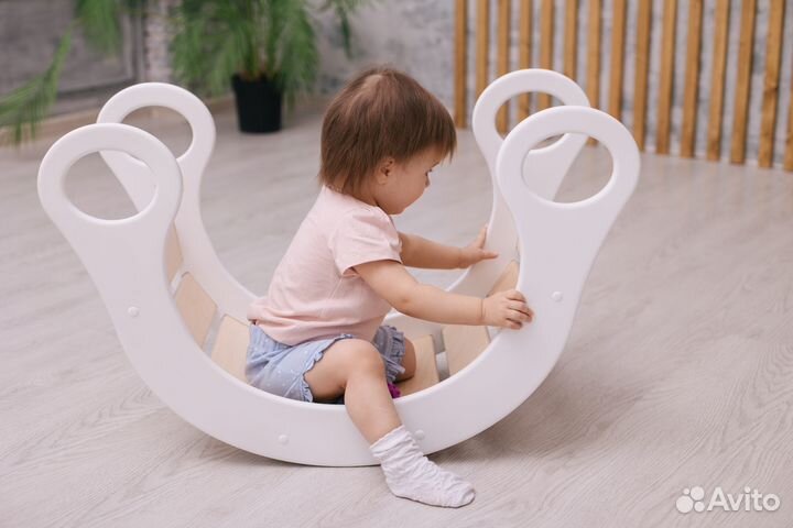 Радуга качалка детская