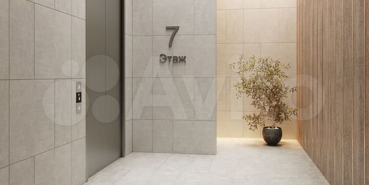 2-к. апартаменты, 75,4 м², 5/7 эт.
