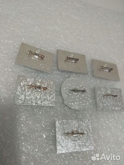 Паровозы набор значков СССР