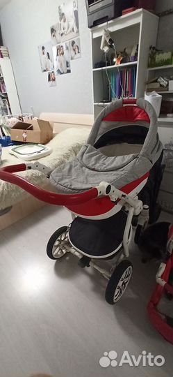 Коляска 3 в 1 bebetto torino