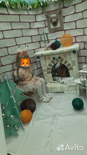 Новогодний костюм для девочки 2-4года