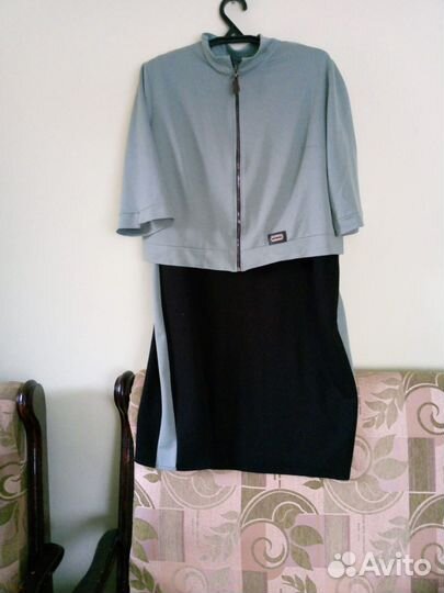Платье с жакетом 58 размер