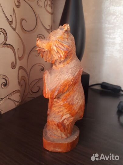 Медведь, деревянная статуэтка, СССР
