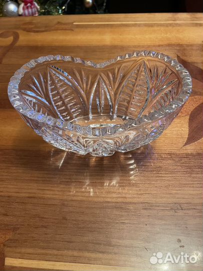 Хрустальная ваза конфетница, салатница СССР