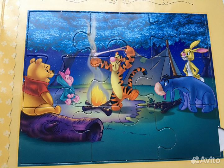 Книжка с пазлами Disney Винни Идем в поход