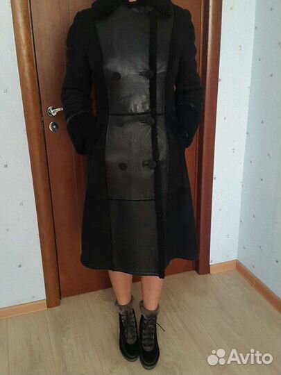 Дубленка натуральная женская 42 44