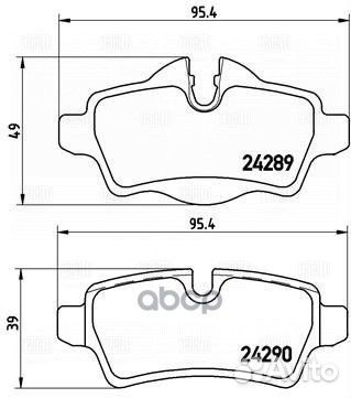 Колодки торм. для а/м Mini Cooper (06) /Clubman