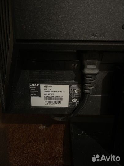 Монитор Acer V173DOb