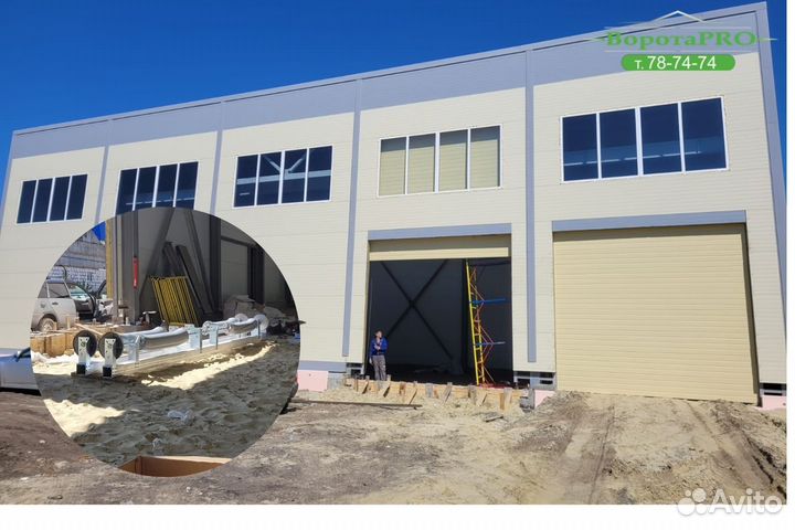 Автоматические ворота с монтажом