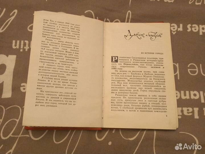 Рязань путеводитель Денисьев 1973 год