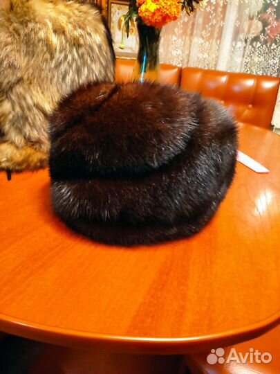 Шапка норковая женская бу