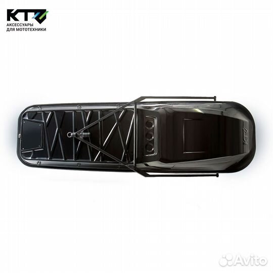 Сани волокуши ктз Актив с жесткой крышкой