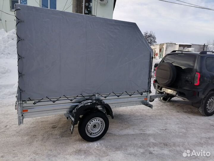 Прицеп 04.22 с тентом аэро 150 см. Для урожая