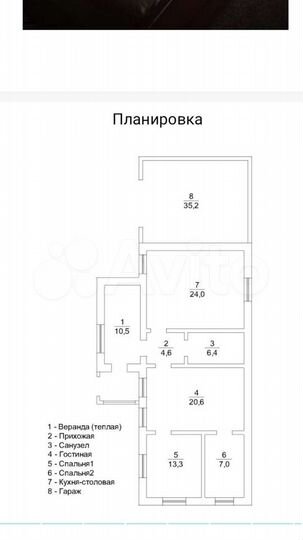Дом 100 м² на участке 25 сот.