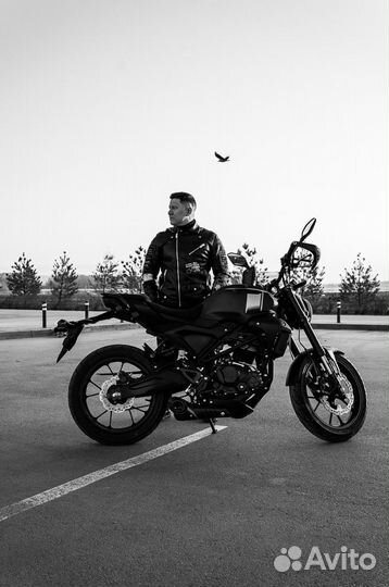 Фотосессия на мотоцикле