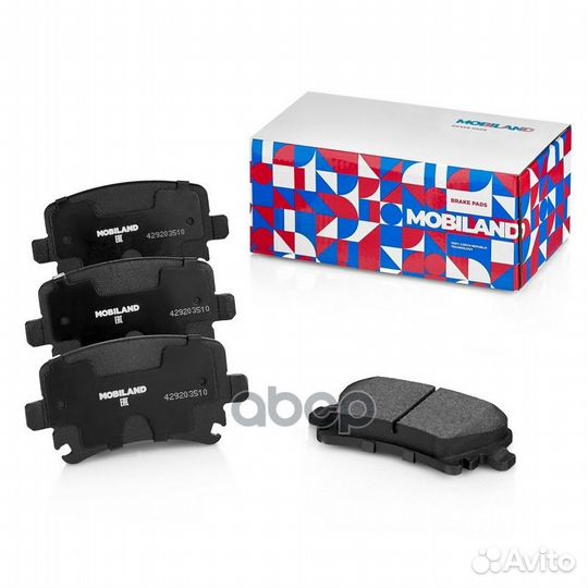 Колодки тормозные дисковые зад 429203510 mobiland