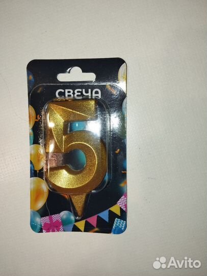 Свеча для торта