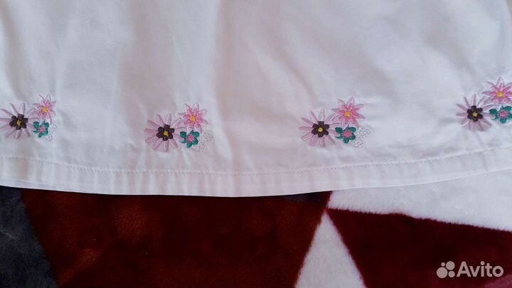 Блузка для девочки (лён)