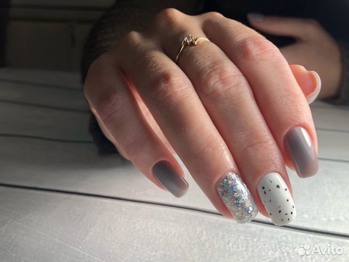 Маникюр, покрытие гель-лаком(шеллак)