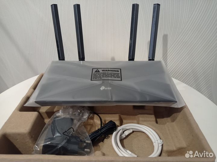 Wi-Fi роутер TP-link Archer AX23, AX1800, черный