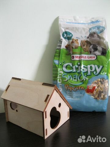 Для грызунов: корм, домик