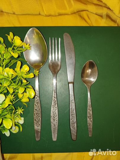 Набор столовых приборов СССР, нержавейка