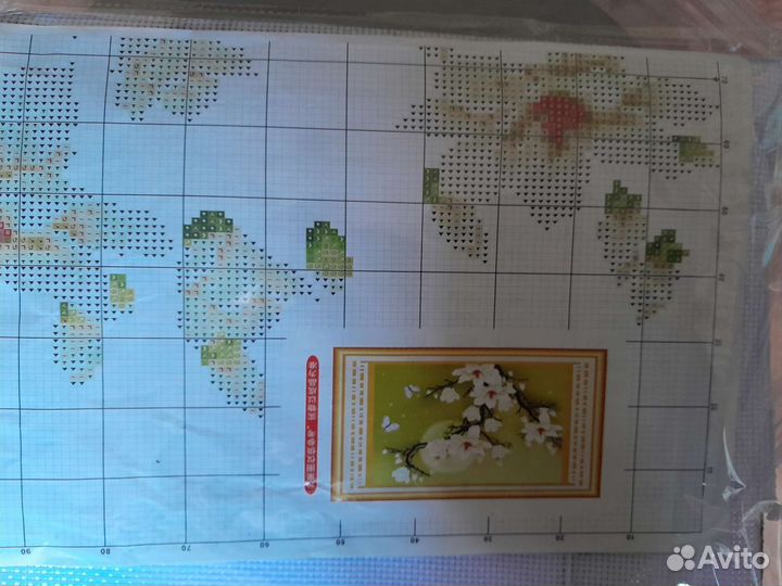 Вышивка с нанесенным рисунком