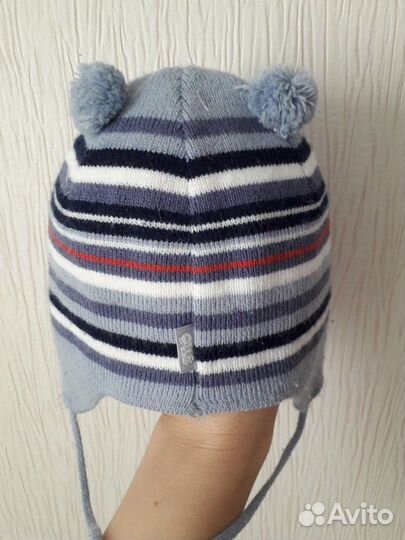 Шапка детская осень 6-12мес