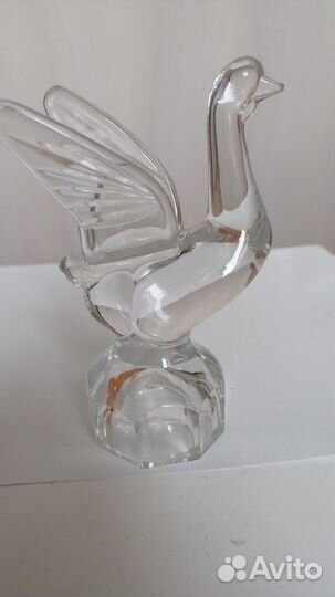 Хрусталь, креманки, корзинка, Богемия