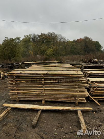 Не обрезная доска липа