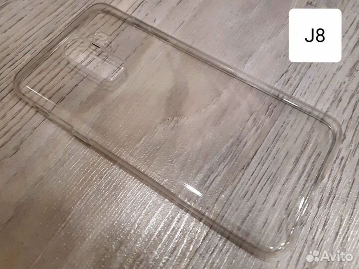 Силиконовый чехол на samsung J8 2018