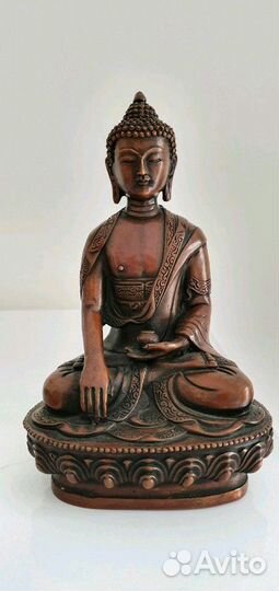 Будда бронзовая голова, Бали, 2 шт